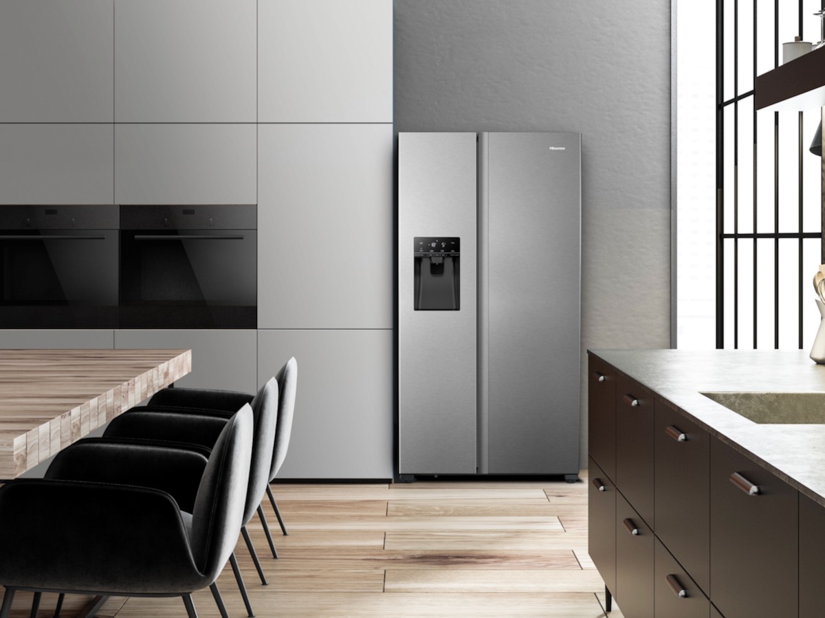 Technik zu Hause SidebySide zu günstigem Preis Hisense Kühl